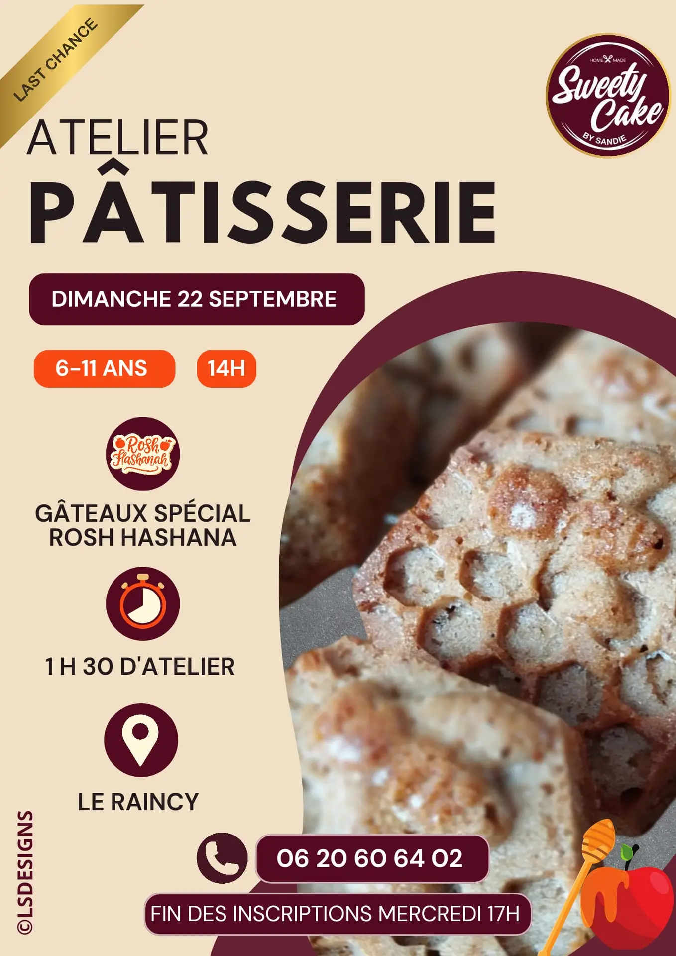 Affiche Atelier pâtisserie