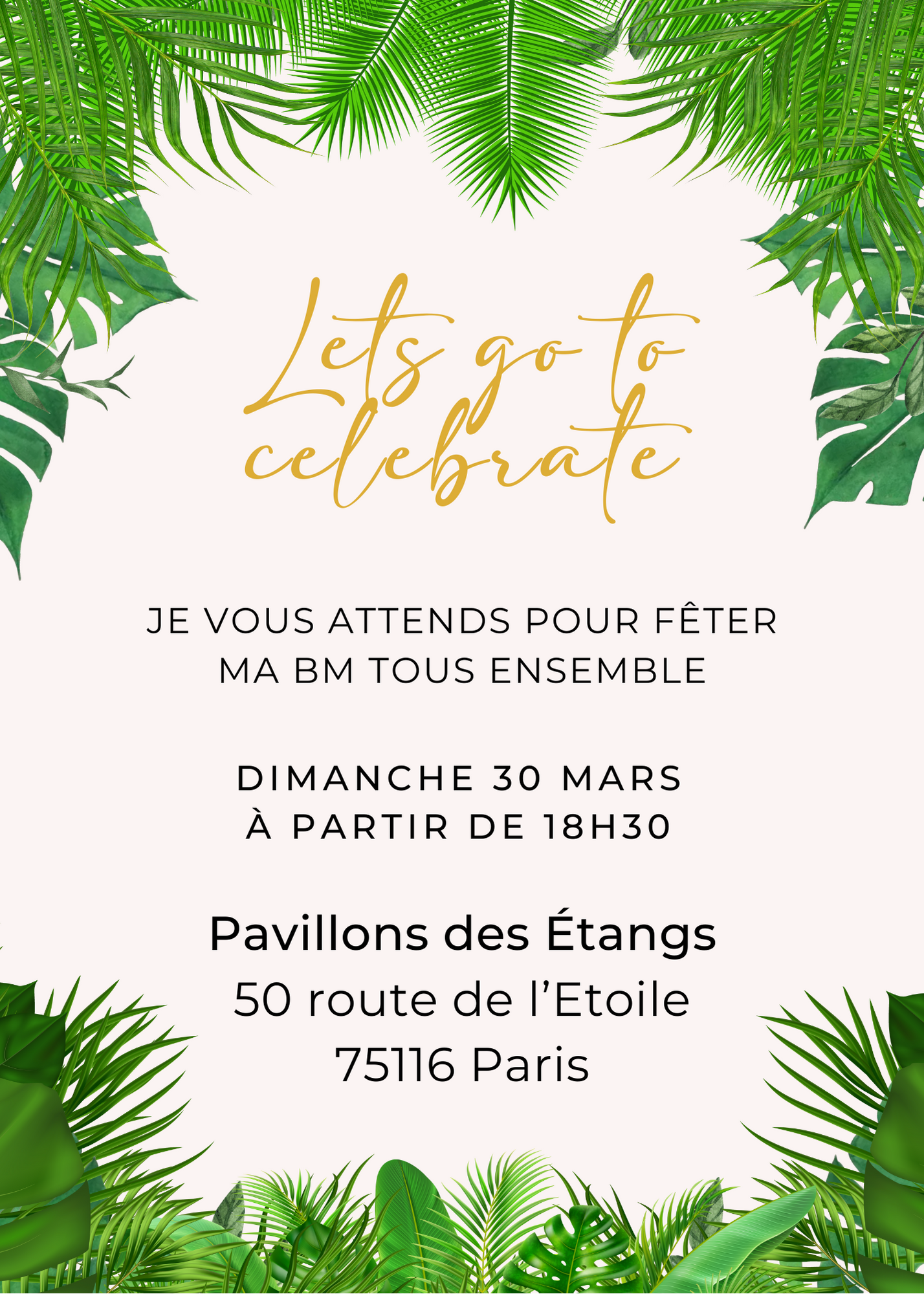Invitation bar mitsva