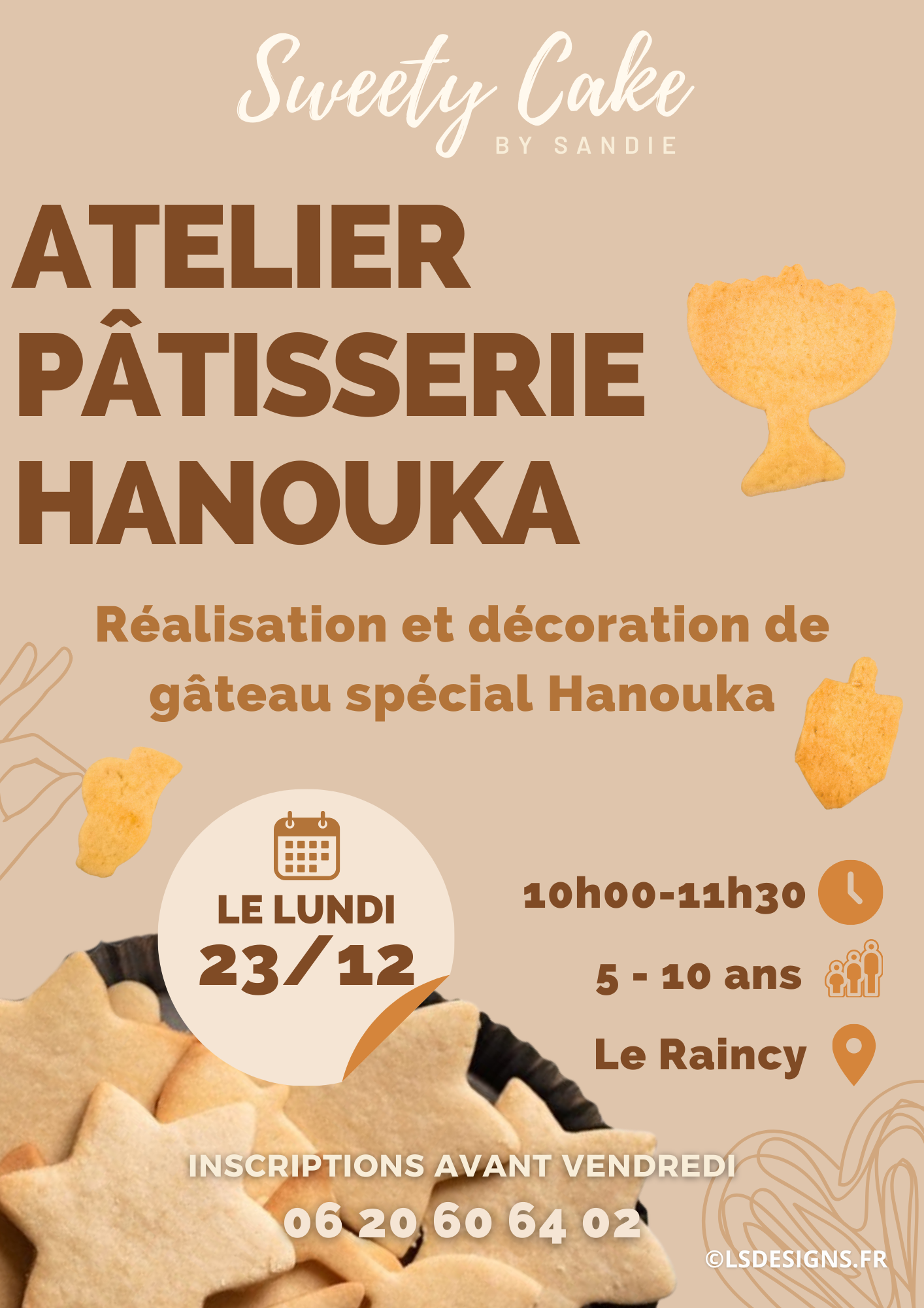 Flyer cours de cuisine