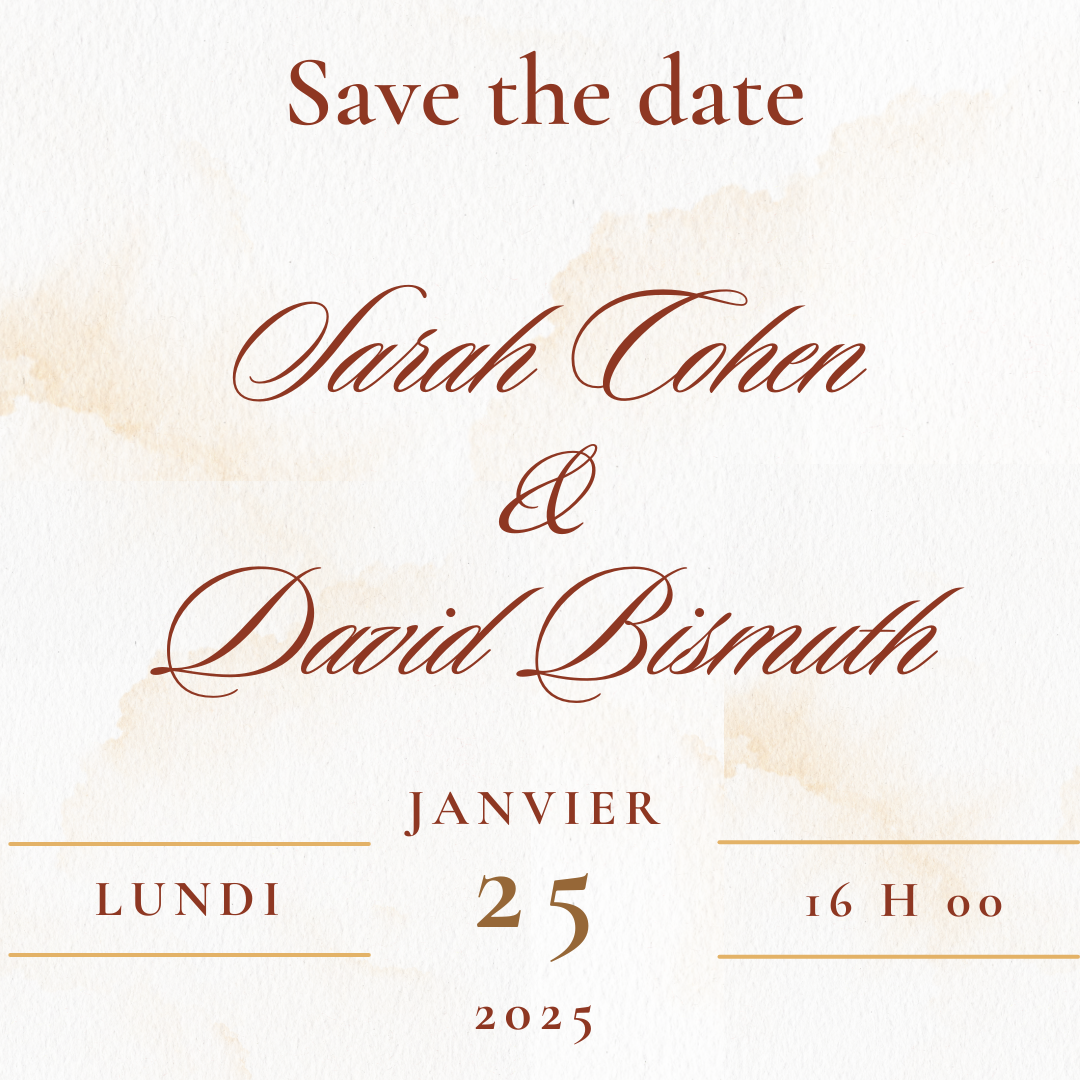 save the date