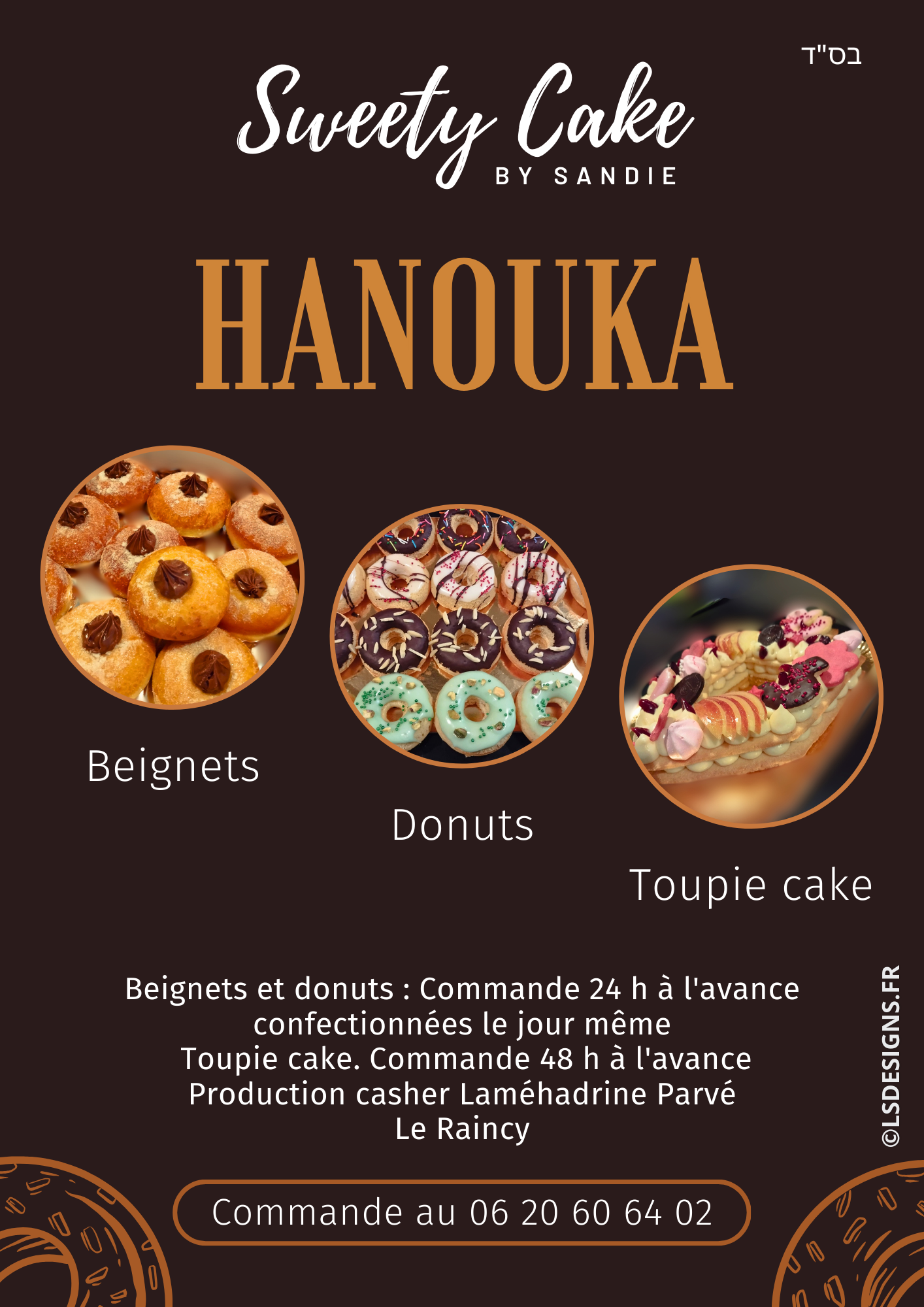 Flyer vente de pâtisserie